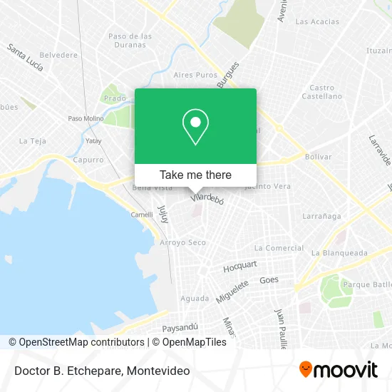 Mapa de Doctor B. Etchepare