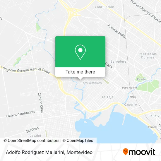 Adolfo Rodriguez Mallarini map