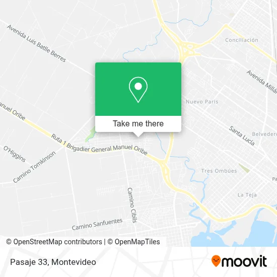 Pasaje 33 map