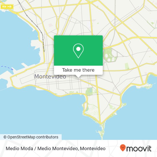 Medio Moda / Medio Montevideo map