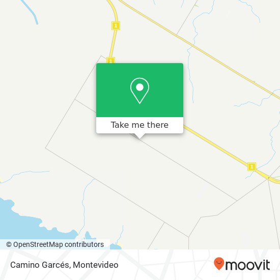Camino Garcés map