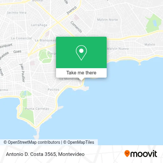 Mapa de Antonio D. Costa 3565