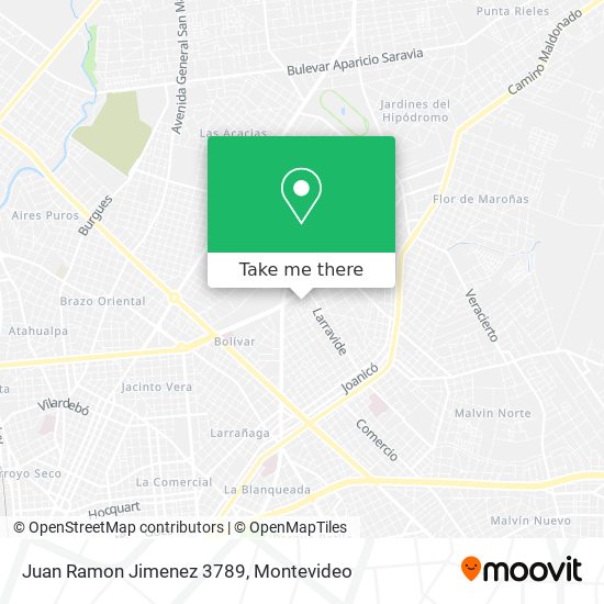 Juan Ramon Jimenez 3789 map