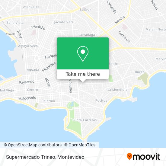 Supermercado Trineo map