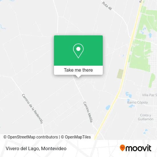 Vivero del Lago map