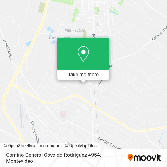 Mapa de Camino General Osvaldo Rodriguez 4954