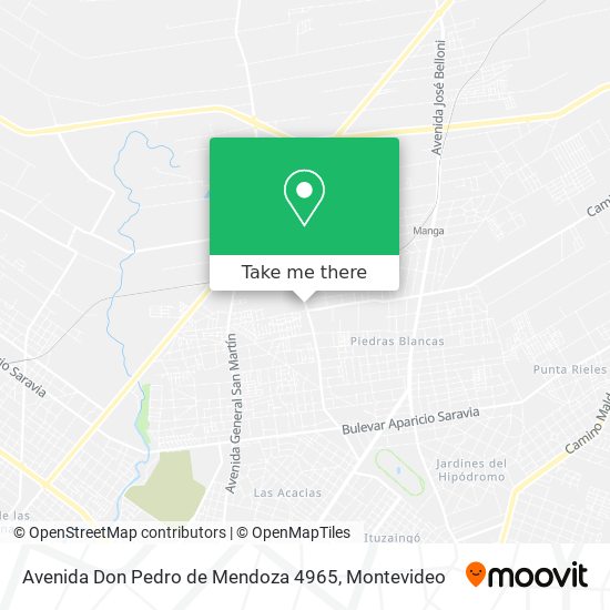Avenida Don Pedro de Mendoza 4965 map