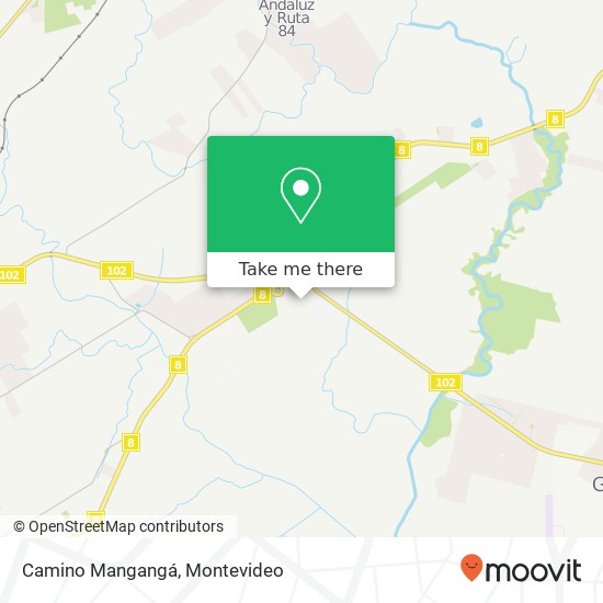 Camino Mangangá map