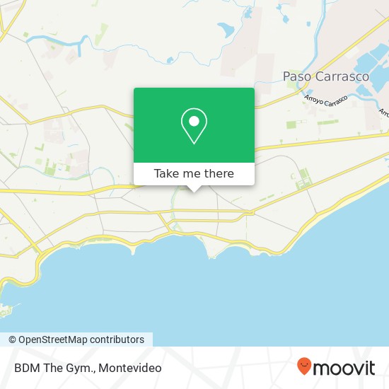 BDM The Gym. map