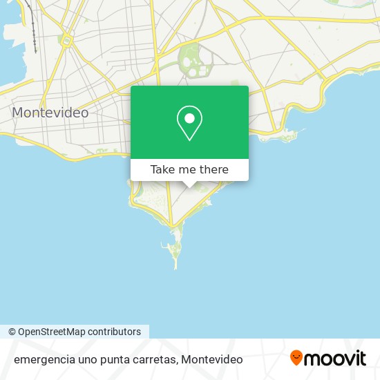 emergencia uno punta carretas map