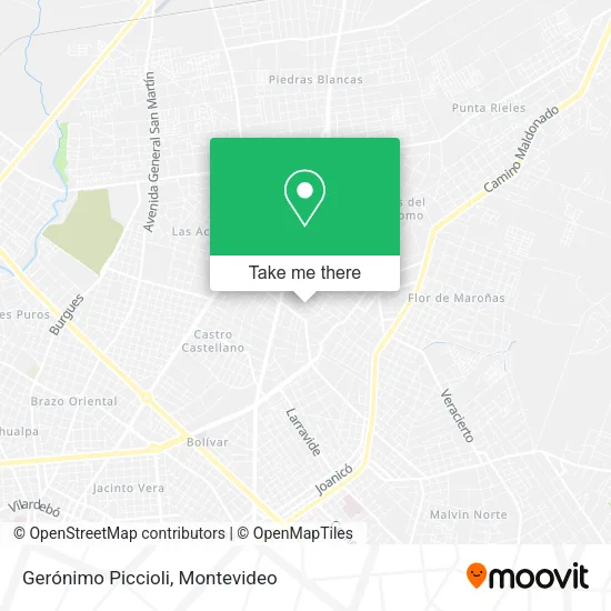 Mapa de Gerónimo Piccioli