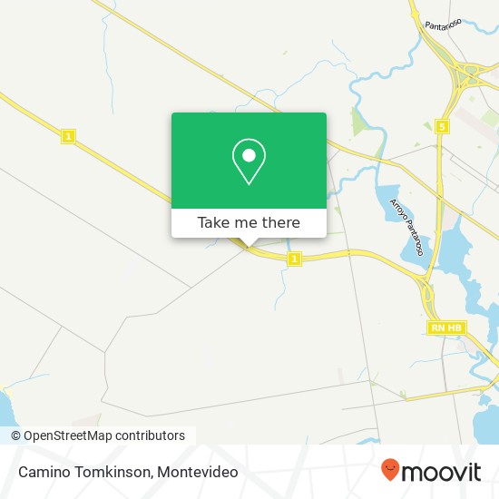 Camino Tomkinson map