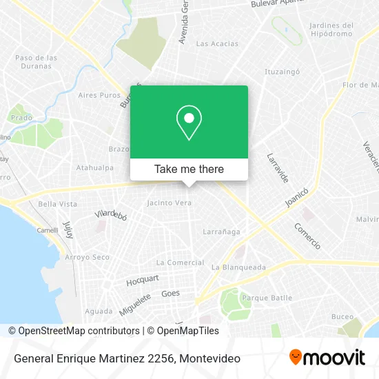 General Enrique Martinez 2256 map