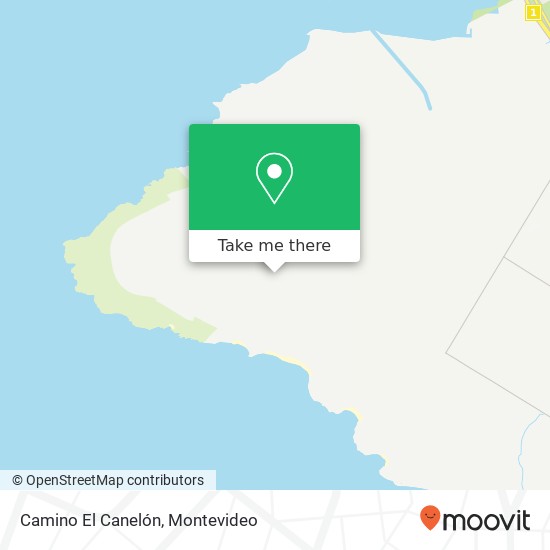 Camino El Canelón map