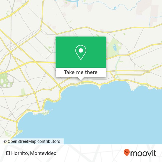 El Hornito map