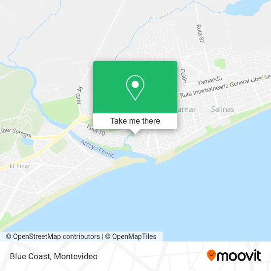 Costa Azul map