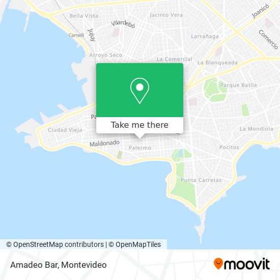 Amadeo Bar map