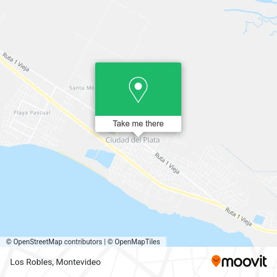 Los Robles map
