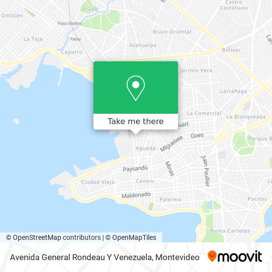 Avenida General Rondeau Y Venezuela map