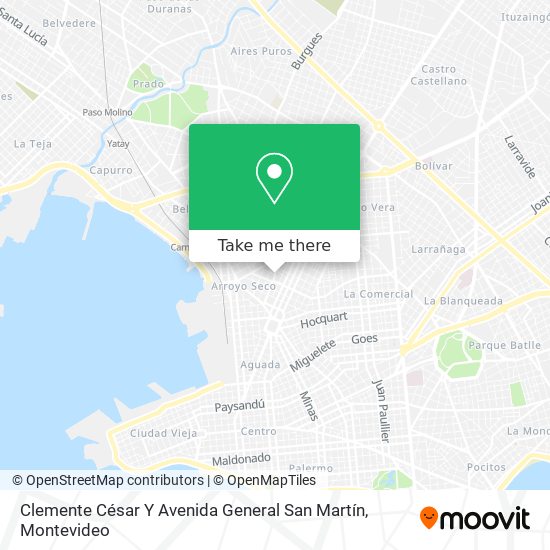 Clemente César Y Avenida General San Martín map
