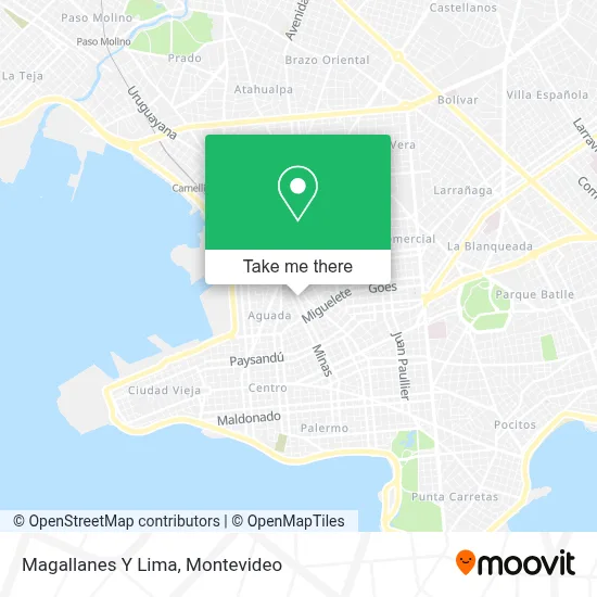 Magallanes Y Lima map