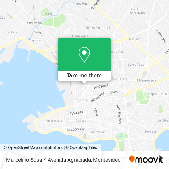 Marcelino Sosa Y Avenida Agraciada map