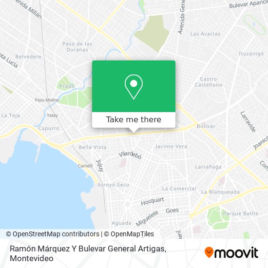 Ramón Márquez Y Bulevar General Artigas map