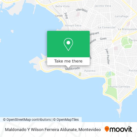 Maldonado Y Wilson Ferreira Aldunate map