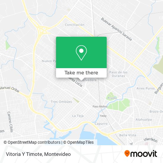 Mapa de Vitoria Y Timote