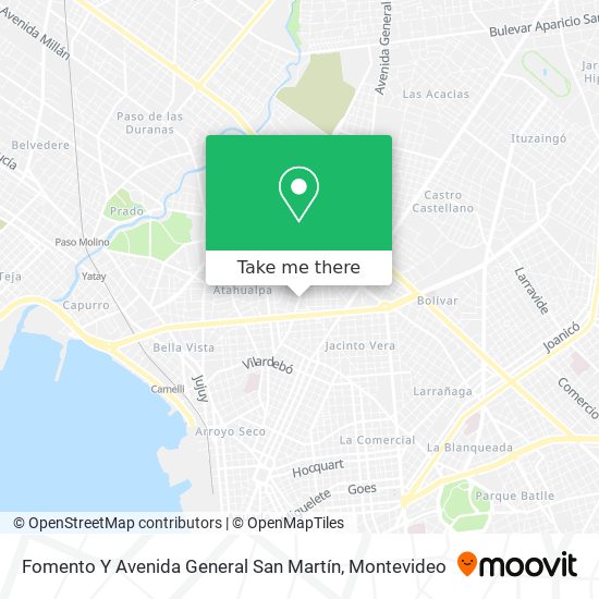 Fomento Y Avenida General San Martín map