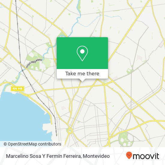 Mapa de Marcelino Sosa Y Fermín Ferreira