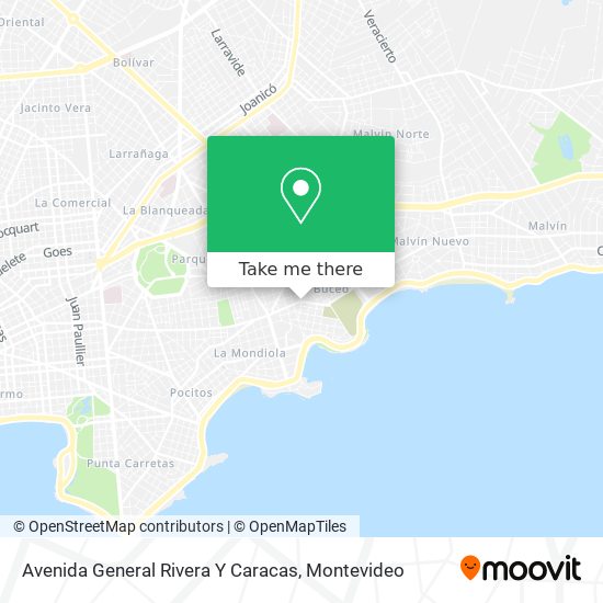 Avenida General Rivera Y Caracas map