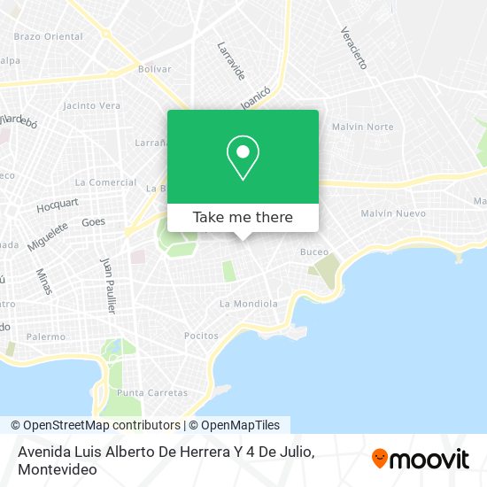 Avenida Luis Alberto De Herrera Y 4 De Julio map