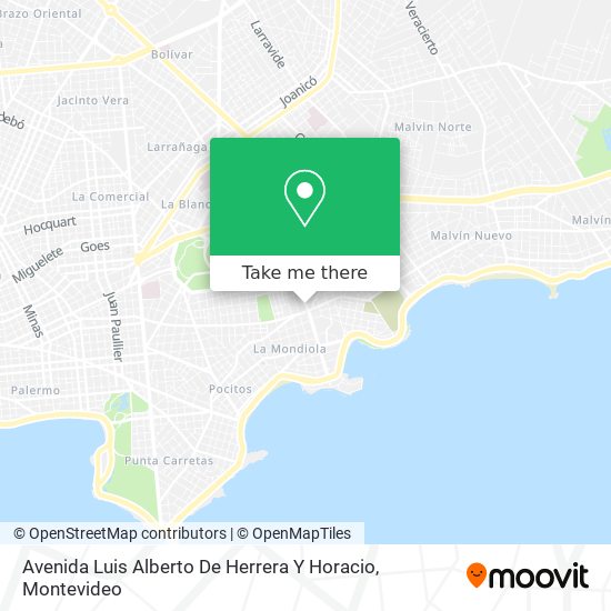 Mapa de Avenida Luis Alberto De Herrera Y Horacio