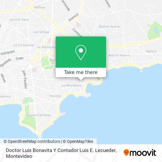 Doctor Luis Bonavita Y Contador Luis E. Lecueder map