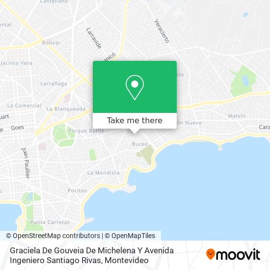 Graciela De Gouveia De Michelena Y Avenida Ingeniero Santiago Rivas map