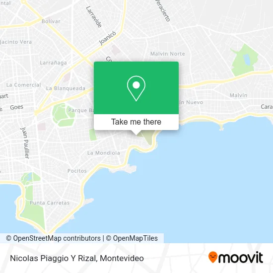 Nicolas Piaggio Y Rizal map