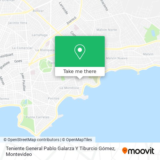 Teniente General Pablo Galarza Y Tiburcio Gómez map