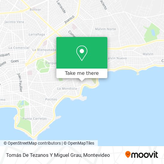 Tomás De Tezanos Y Miguel Grau map