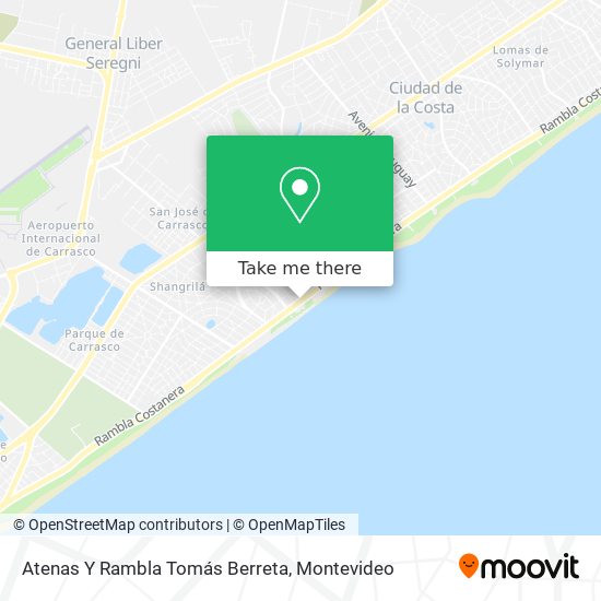 Atenas Y Rambla Tomás Berreta map