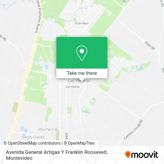 Mapa de Avenida General Artigas Y Franklin Roosevelt