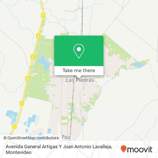 Avenida General Artigas Y Juan Antonio Lavalleja map