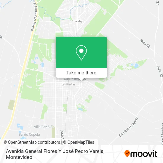 Mapa de Avenida General Flores Y José Pedro Varela