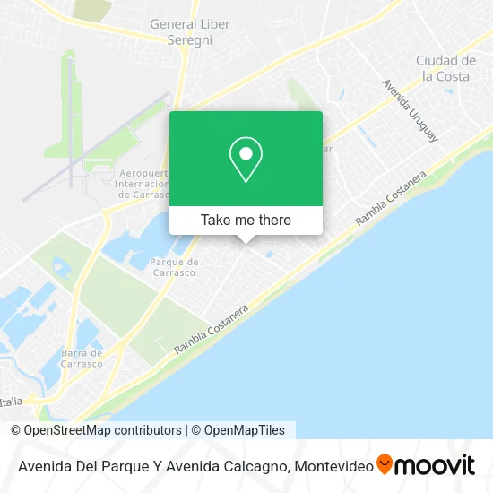 Avenida Del Parque Y Avenida Calcagno map