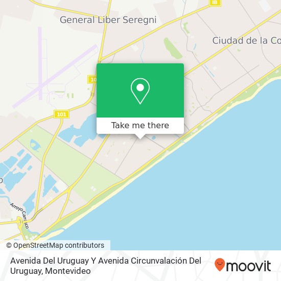 Mapa de Avenida Del Uruguay Y Avenida Circunvalación Del Uruguay