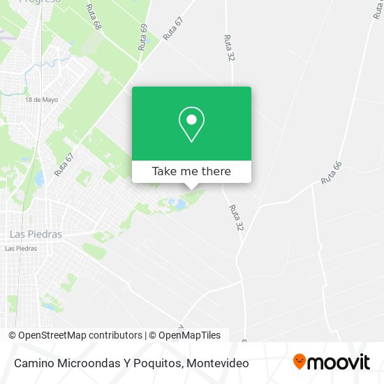 Camino Microondas Y Poquitos map