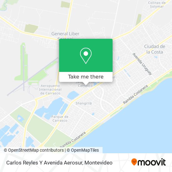 Carlos Reyles Y Avenida Aerosur map