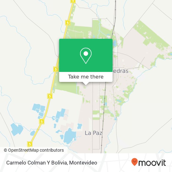 Carmelo Colman Y Bolivia map