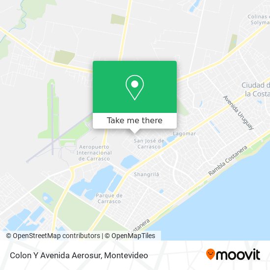 Colon Y Avenida Aerosur map