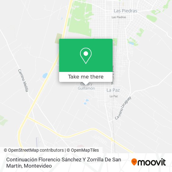 Continuación Florencio Sánchez Y Zorrilla De San Martín map